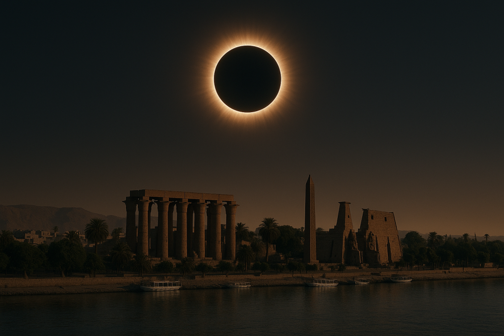 Luxor Solar Eclipse 2027